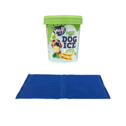 Kombi-Deal: Trixie Kühlmatte + Smoofl Hunde-Eiscreme -Haustierbedarfs Geschäft combi deal trixie cooling mat smoofl hondenijs 204926 0500 none