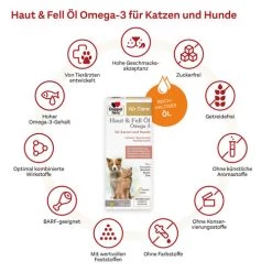 Doppelherz Haut & Fell Öl Omega-3 Für Katzen Und Hunde -Haustierbedarfs Geschäft doppelherz haut fell oel fuer katzenhunde 195068 0500 none