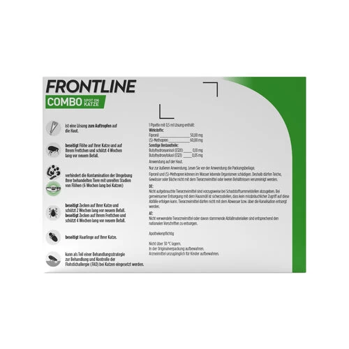 Frontline Combo Spot On Katze 2 Frontline Combo Spot On Katze – Bild 2
