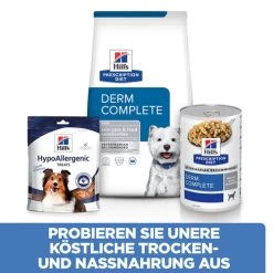 Hill's Derm Complete Mini - Prescription Diet – Canine -Haustierbedarfs Geschäft hills derm complete mini prescription diet canine 211658 0500 none