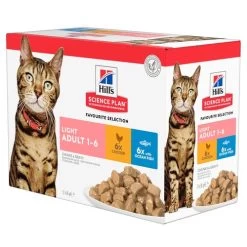 Hill's Science Plan - Feline Adult - Chicken Light -Haustierbedarfs Geschäft hills science plan feline adult chicken light 143864 0500 none