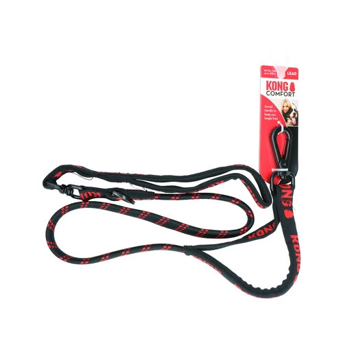 KONG Zero-Shock Leash - Schwarz 3 KONG Zero-Shock Leash - Schwarz – Bild 3